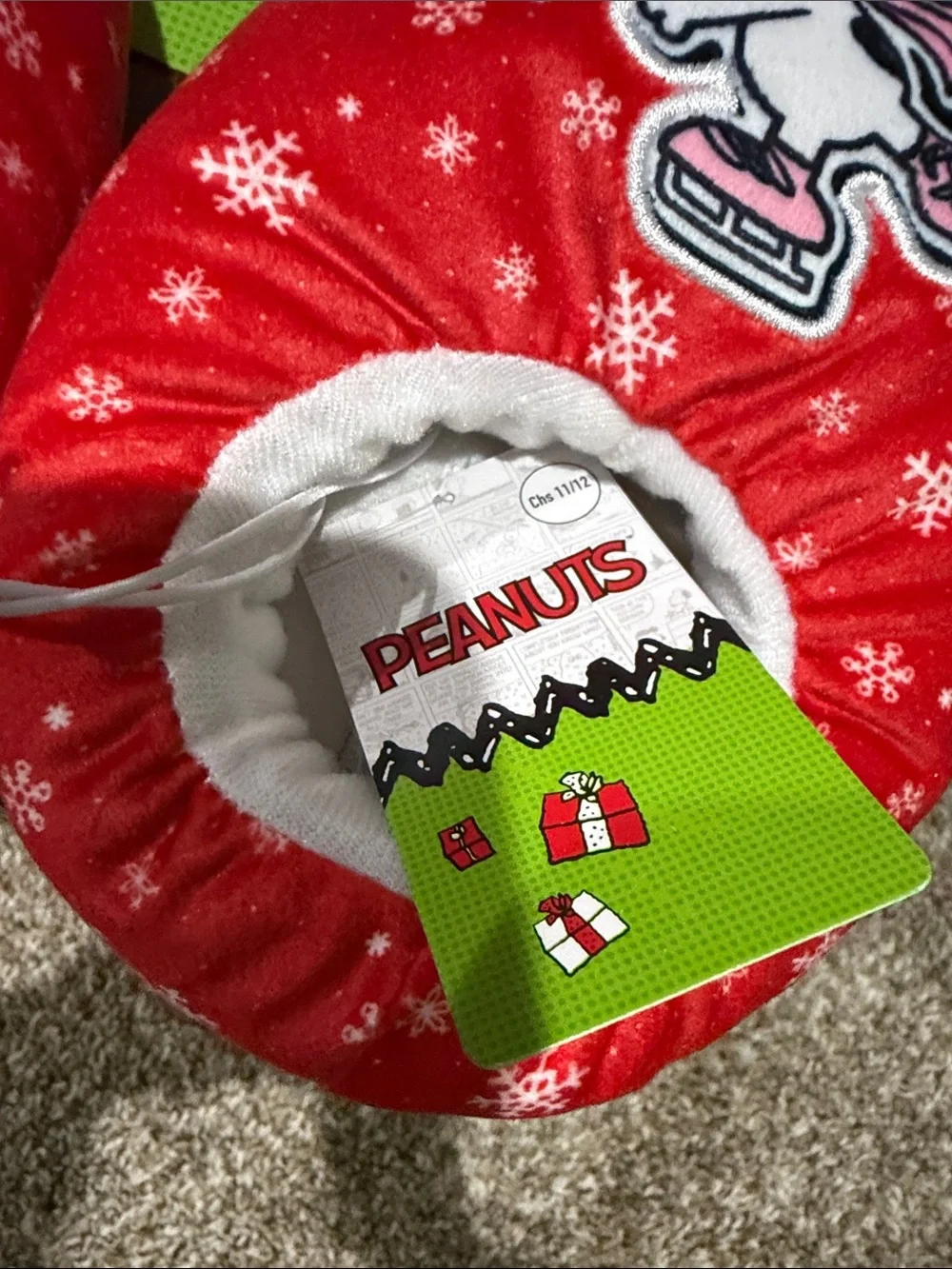 Peanuts soft slippers